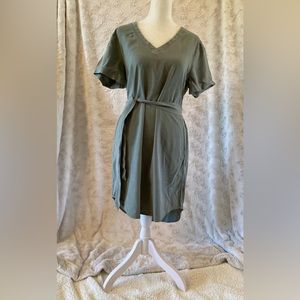 Cloth and Stone army green mini dress in a size small